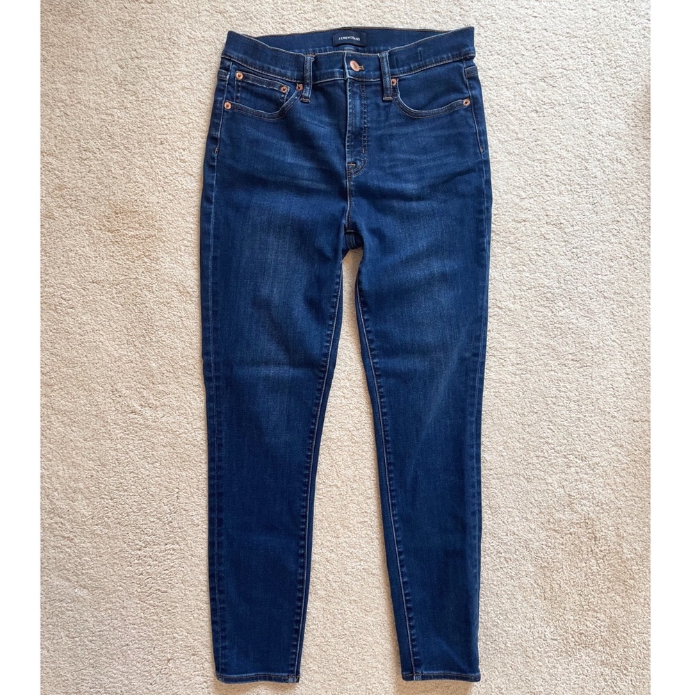 J. Crew 9” High-Rise Toothpick Skinny Jeans - size 29